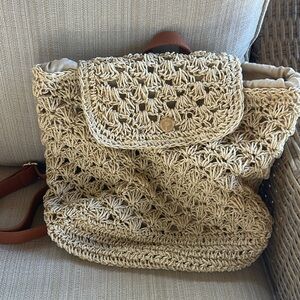 Roxy Woven Straw Backpack
Beach Summer Purse